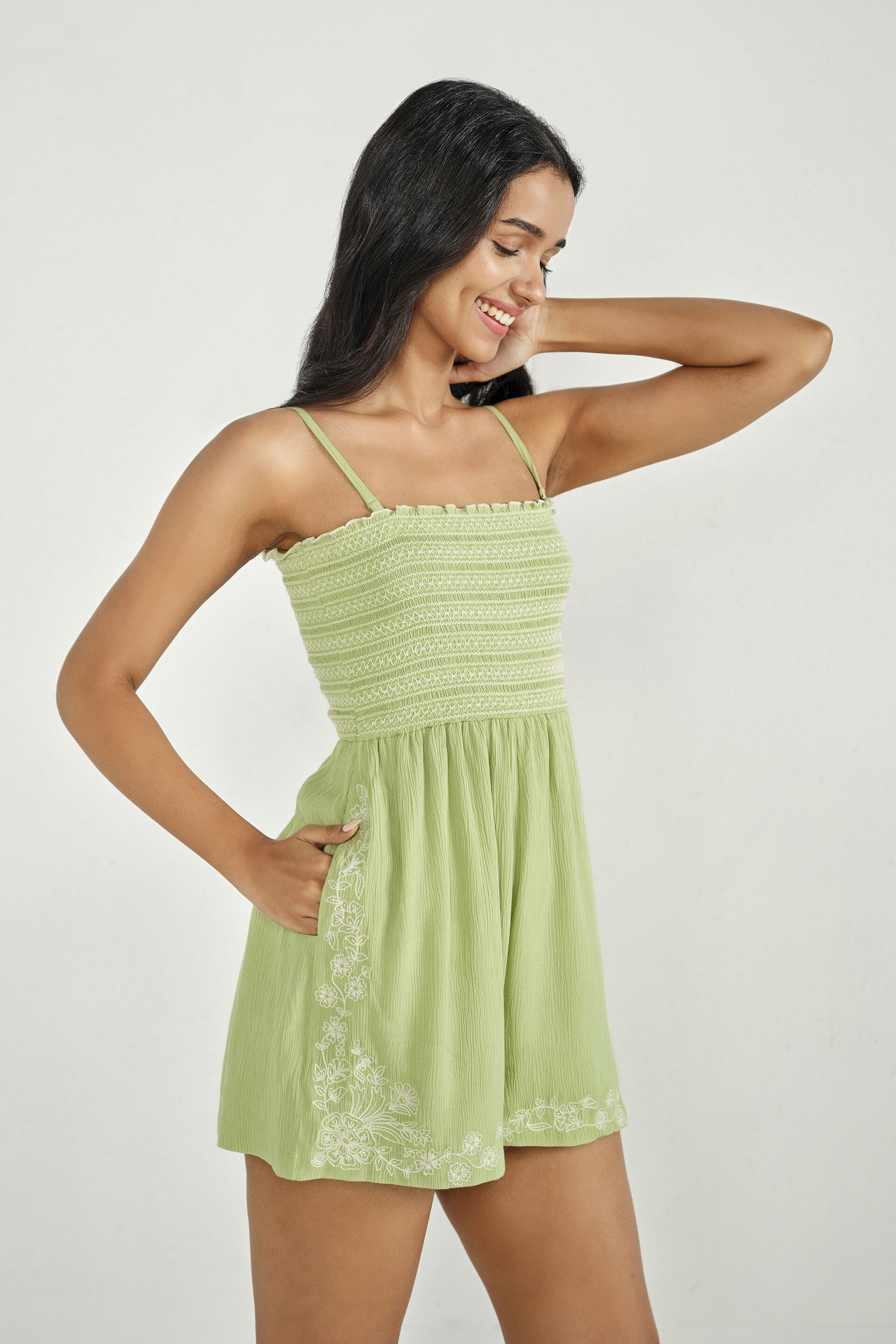 Sage Breeze Jumpsuit, Sage Green, image 3